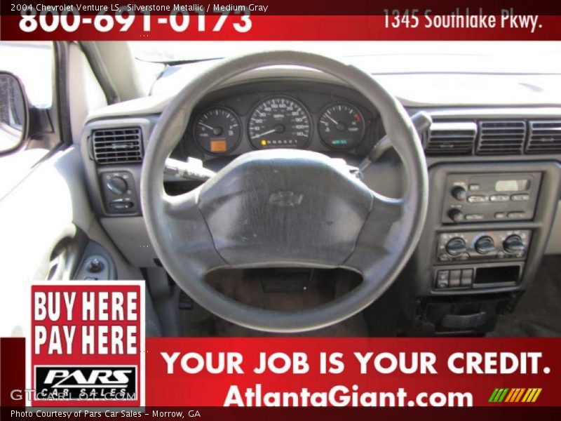 Silverstone Metallic / Medium Gray 2004 Chevrolet Venture LS