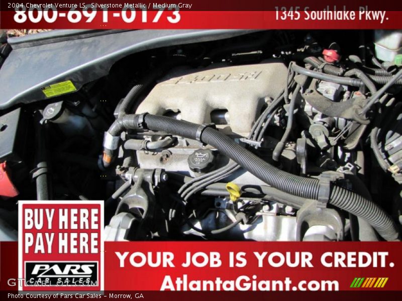 Silverstone Metallic / Medium Gray 2004 Chevrolet Venture LS