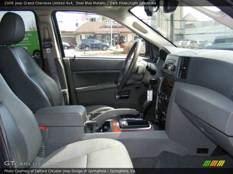 Steel Blue Metallic / Dark Khaki/Light Graystone 2006 Jeep Grand Cherokee Limited 4x4