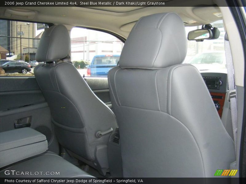 Steel Blue Metallic / Dark Khaki/Light Graystone 2006 Jeep Grand Cherokee Limited 4x4