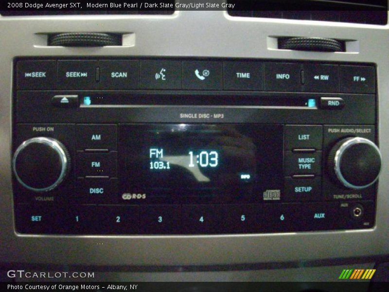 Modern Blue Pearl / Dark Slate Gray/Light Slate Gray 2008 Dodge Avenger SXT