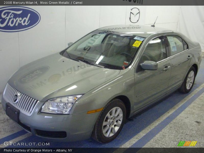 Moss Green Metallic / Camel 2008 Mercury Milan I4