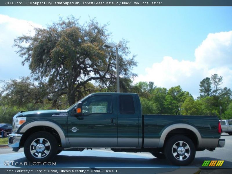  2011 F250 Super Duty Lariat SuperCab Forest Green Metallic