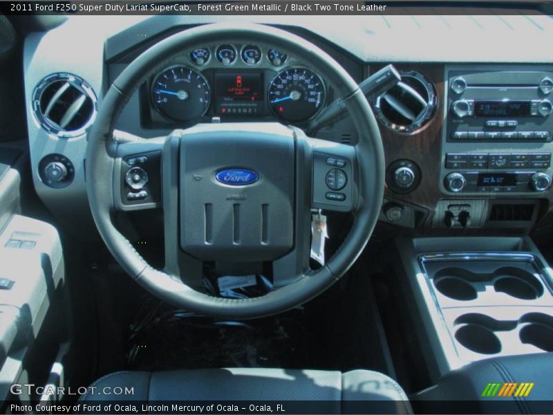 Dashboard of 2011 F250 Super Duty Lariat SuperCab