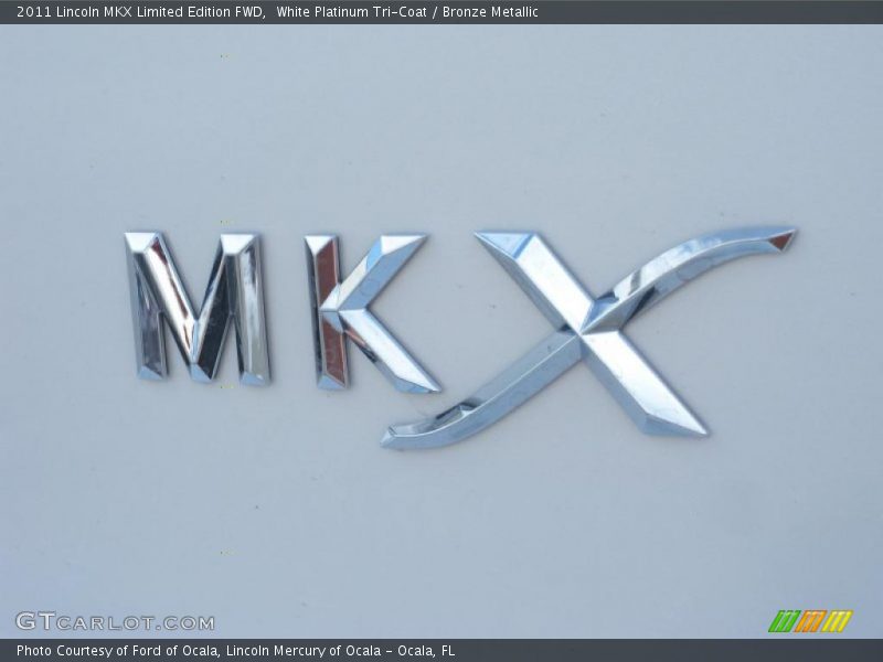 White Platinum Tri-Coat / Bronze Metallic 2011 Lincoln MKX Limited Edition FWD