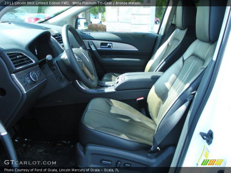 White Platinum Tri-Coat / Bronze Metallic 2011 Lincoln MKX Limited Edition FWD