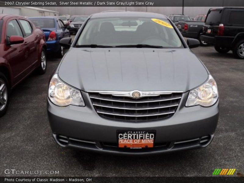 Silver Steel Metallic / Dark Slate Gray/Light Slate Gray 2007 Chrysler Sebring Sedan