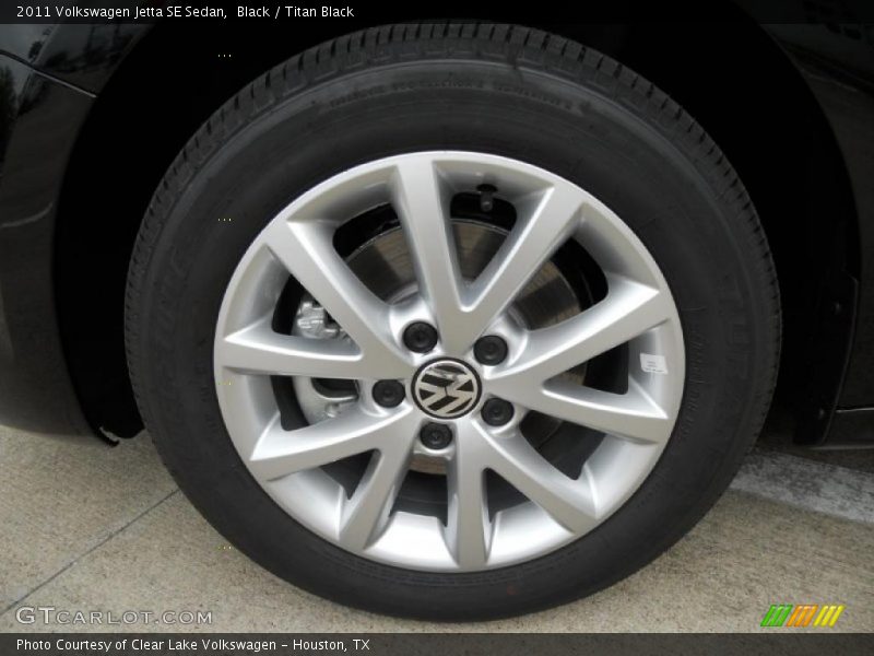 Black / Titan Black 2011 Volkswagen Jetta SE Sedan