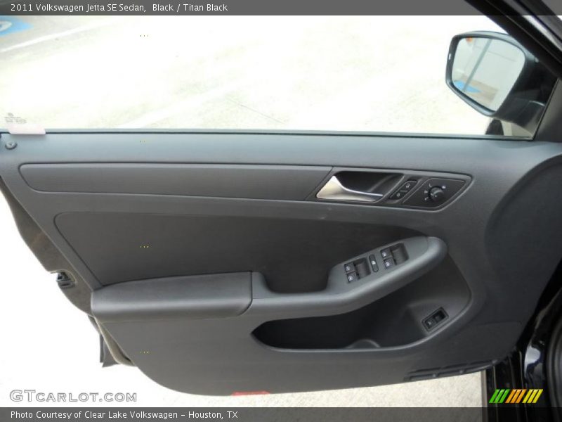 Black / Titan Black 2011 Volkswagen Jetta SE Sedan