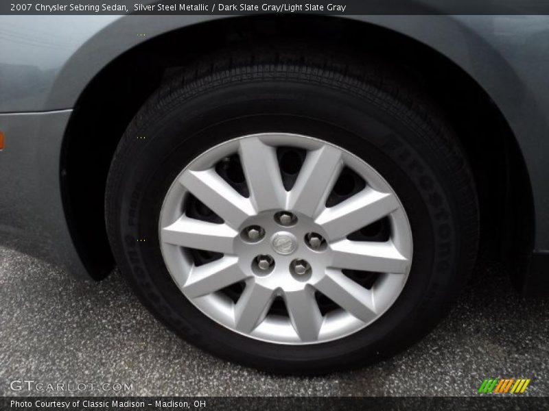 Silver Steel Metallic / Dark Slate Gray/Light Slate Gray 2007 Chrysler Sebring Sedan