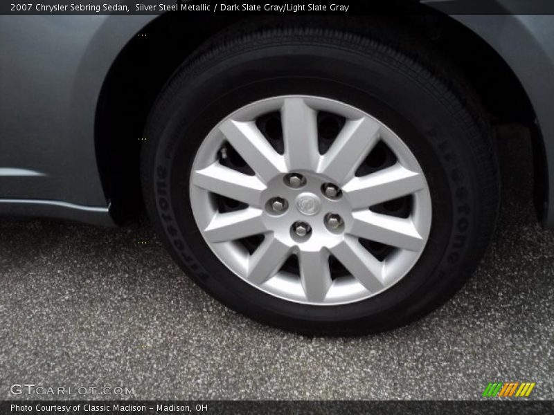 Silver Steel Metallic / Dark Slate Gray/Light Slate Gray 2007 Chrysler Sebring Sedan