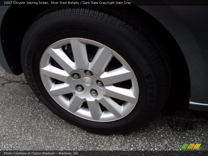 Silver Steel Metallic / Dark Slate Gray/Light Slate Gray 2007 Chrysler Sebring Sedan
