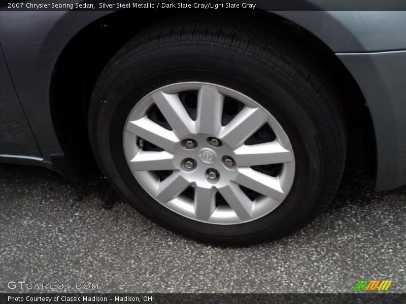 Silver Steel Metallic / Dark Slate Gray/Light Slate Gray 2007 Chrysler Sebring Sedan