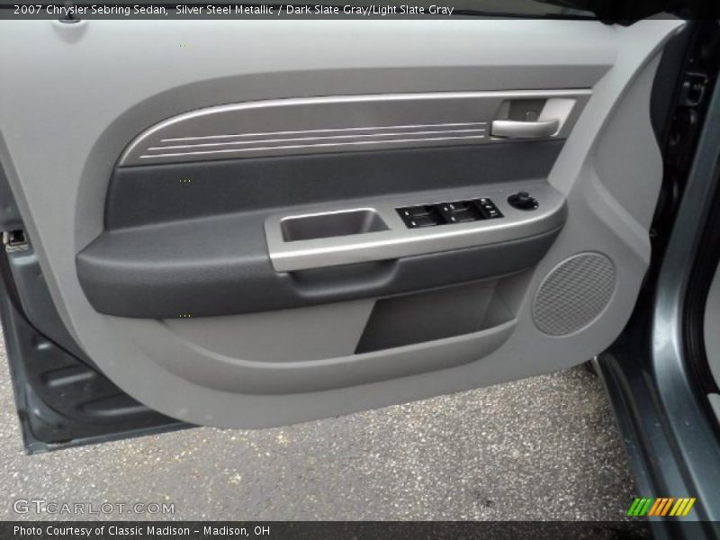 Silver Steel Metallic / Dark Slate Gray/Light Slate Gray 2007 Chrysler Sebring Sedan