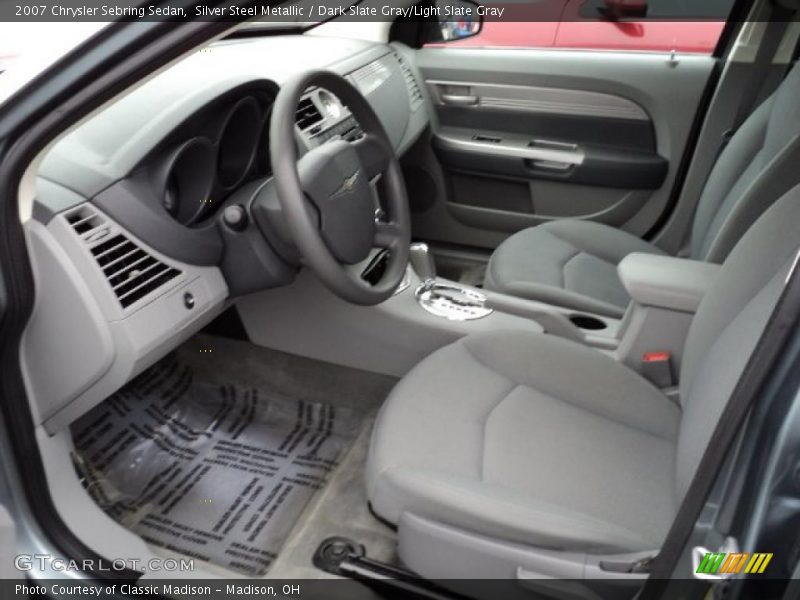 Silver Steel Metallic / Dark Slate Gray/Light Slate Gray 2007 Chrysler Sebring Sedan