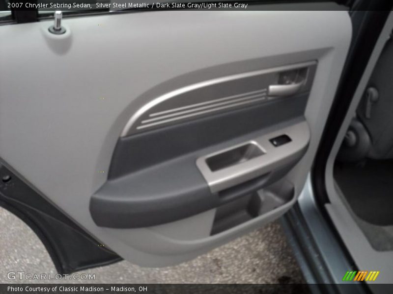 Silver Steel Metallic / Dark Slate Gray/Light Slate Gray 2007 Chrysler Sebring Sedan