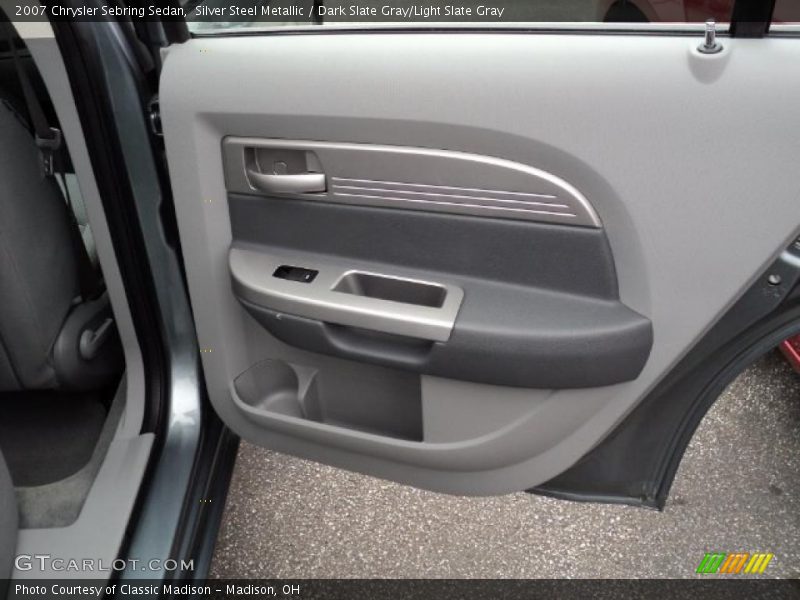Silver Steel Metallic / Dark Slate Gray/Light Slate Gray 2007 Chrysler Sebring Sedan