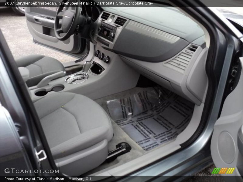 Silver Steel Metallic / Dark Slate Gray/Light Slate Gray 2007 Chrysler Sebring Sedan