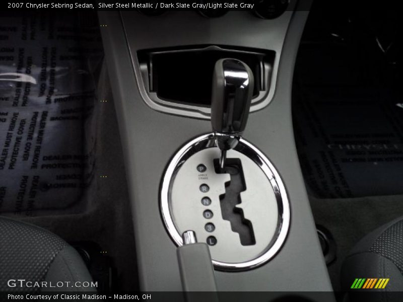 Silver Steel Metallic / Dark Slate Gray/Light Slate Gray 2007 Chrysler Sebring Sedan