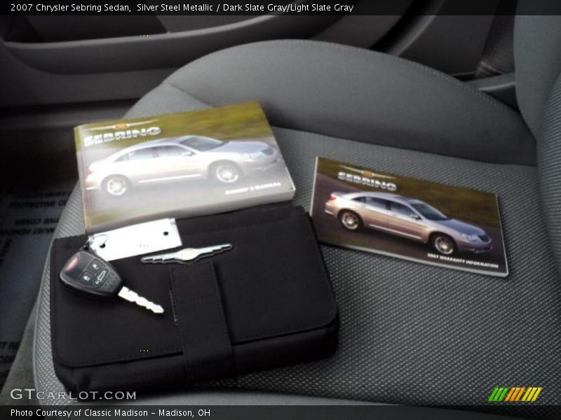 Silver Steel Metallic / Dark Slate Gray/Light Slate Gray 2007 Chrysler Sebring Sedan