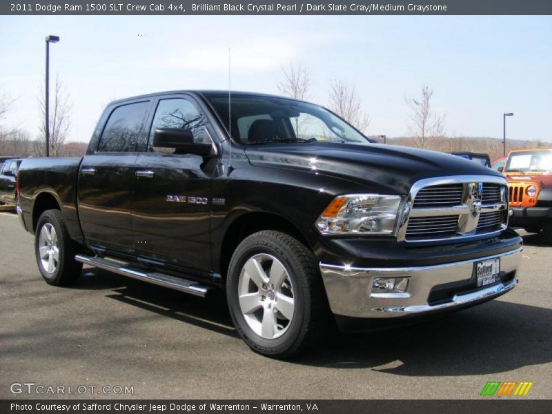 Front 3/4 View of 2011 Ram 1500 SLT Crew Cab 4x4