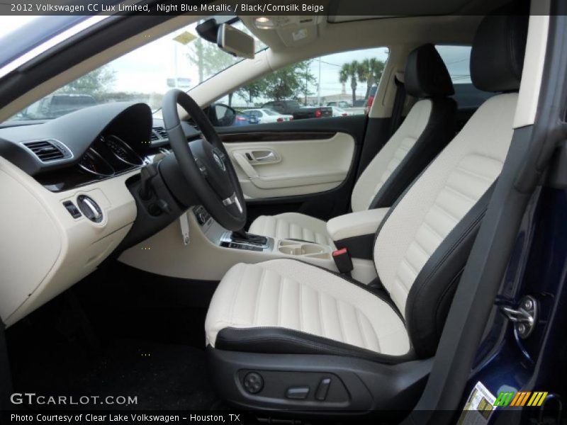  2012 CC Lux Limited Black/Cornsilk Beige Interior