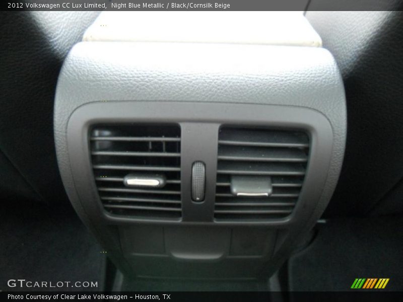 Night Blue Metallic / Black/Cornsilk Beige 2012 Volkswagen CC Lux Limited