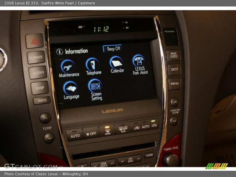 Starfire White Pearl / Cashmere 2008 Lexus ES 350