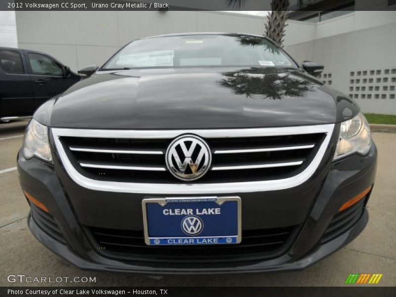 Urano Gray Metallic / Black 2012 Volkswagen CC Sport