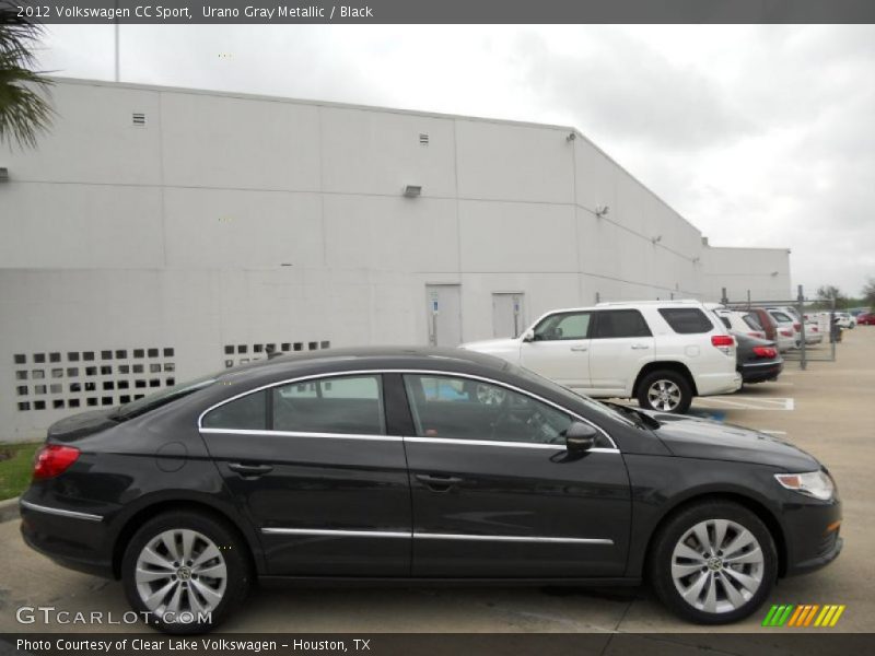 Urano Gray Metallic / Black 2012 Volkswagen CC Sport