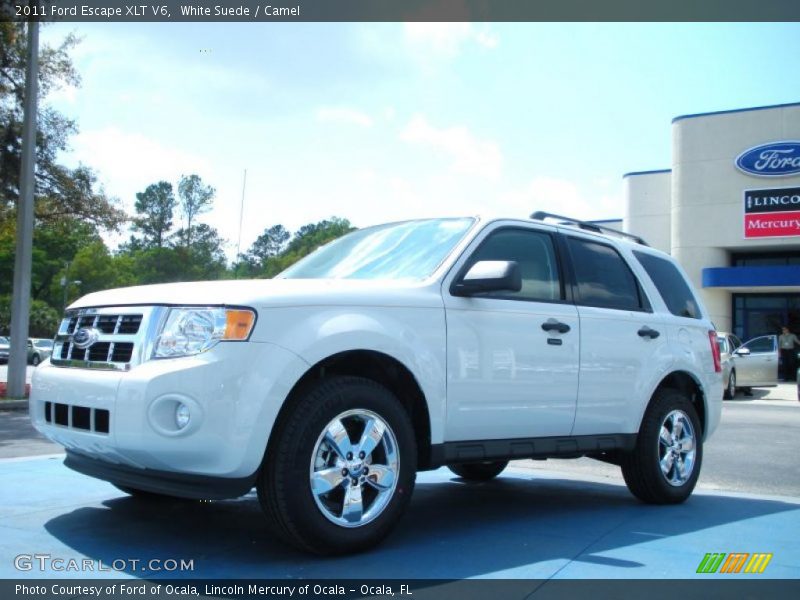 White Suede / Camel 2011 Ford Escape XLT V6