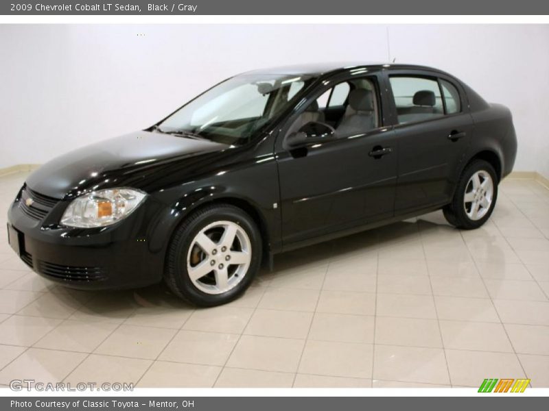 Black / Gray 2009 Chevrolet Cobalt LT Sedan