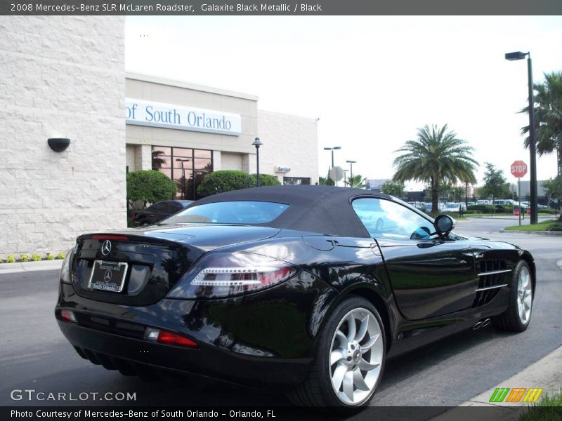 Galaxite Black Metallic / Black 2008 Mercedes-Benz SLR McLaren Roadster