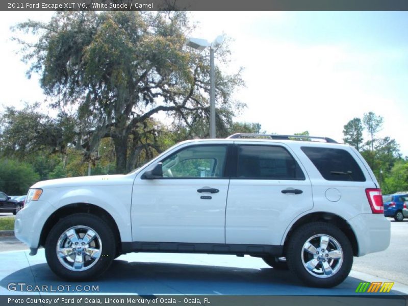 White Suede / Camel 2011 Ford Escape XLT V6