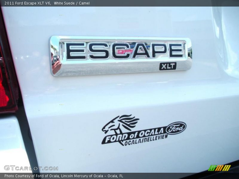 White Suede / Camel 2011 Ford Escape XLT V6