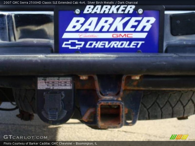 Silver Birch Metallic / Dark Charcoal 2007 GMC Sierra 2500HD Classic SLE Extended Cab 4x4