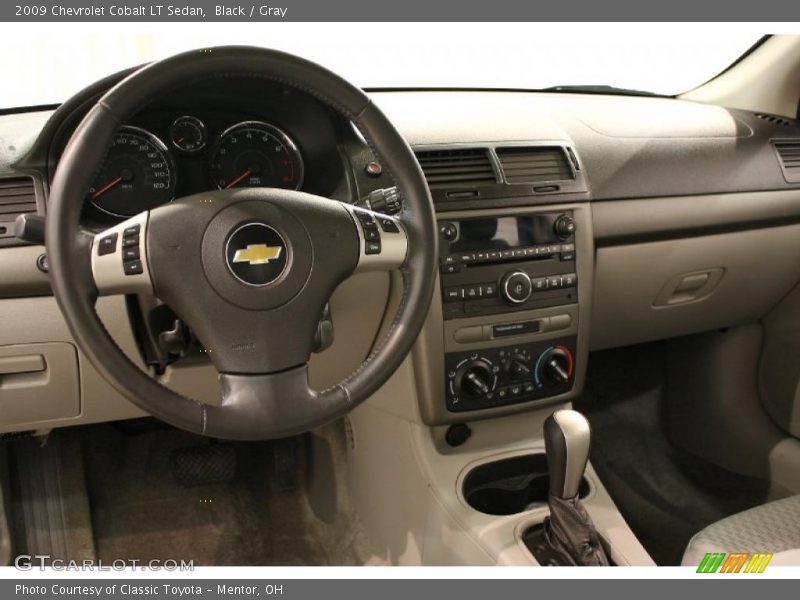 Black / Gray 2009 Chevrolet Cobalt LT Sedan