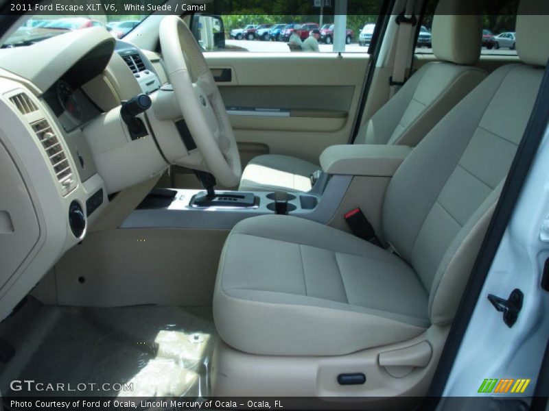 White Suede / Camel 2011 Ford Escape XLT V6