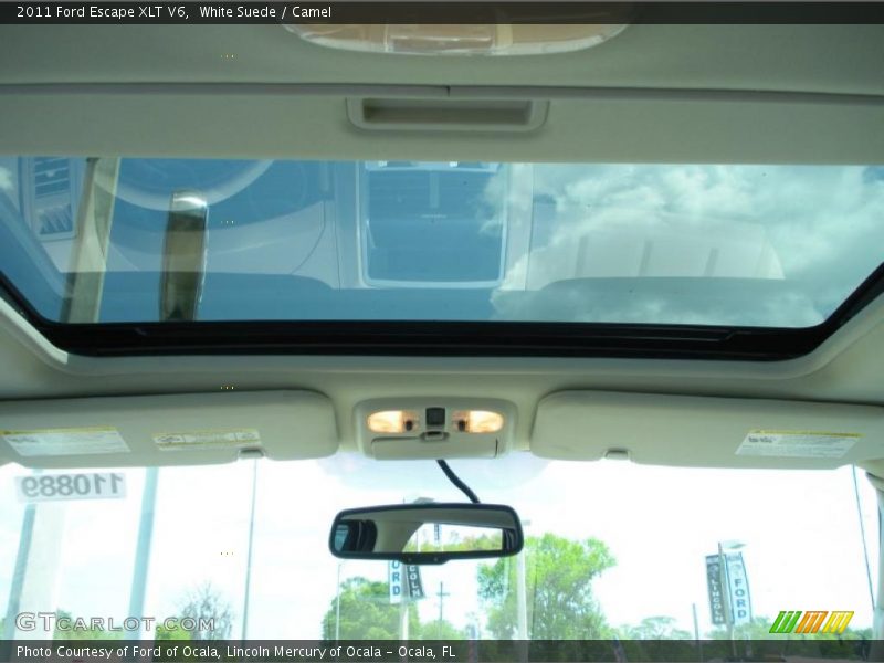 White Suede / Camel 2011 Ford Escape XLT V6