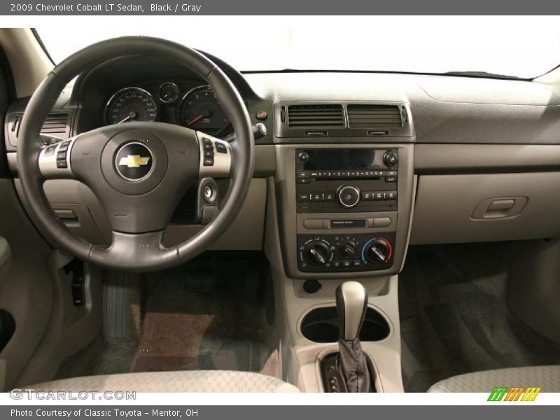 Black / Gray 2009 Chevrolet Cobalt LT Sedan