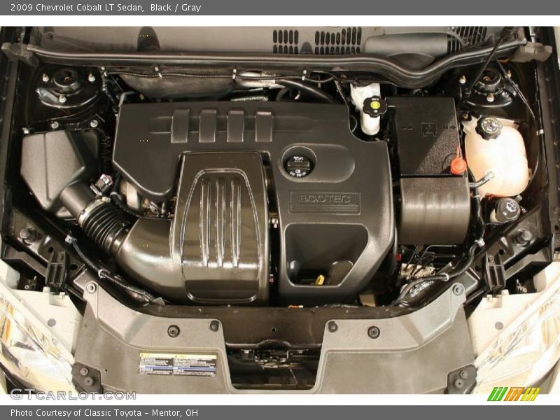 Black / Gray 2009 Chevrolet Cobalt LT Sedan