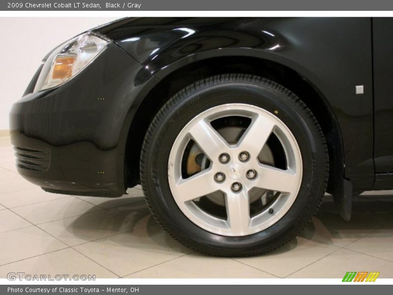 Black / Gray 2009 Chevrolet Cobalt LT Sedan