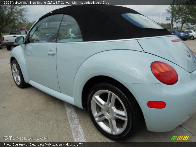 Aquarius Blue / Grey 2005 Volkswagen New Beetle GLS 1.8T Convertible