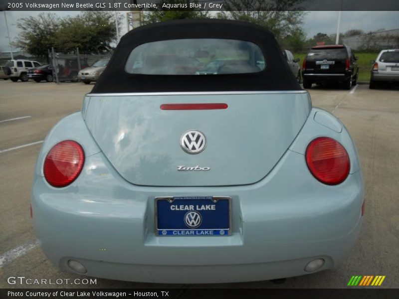 Aquarius Blue / Grey 2005 Volkswagen New Beetle GLS 1.8T Convertible