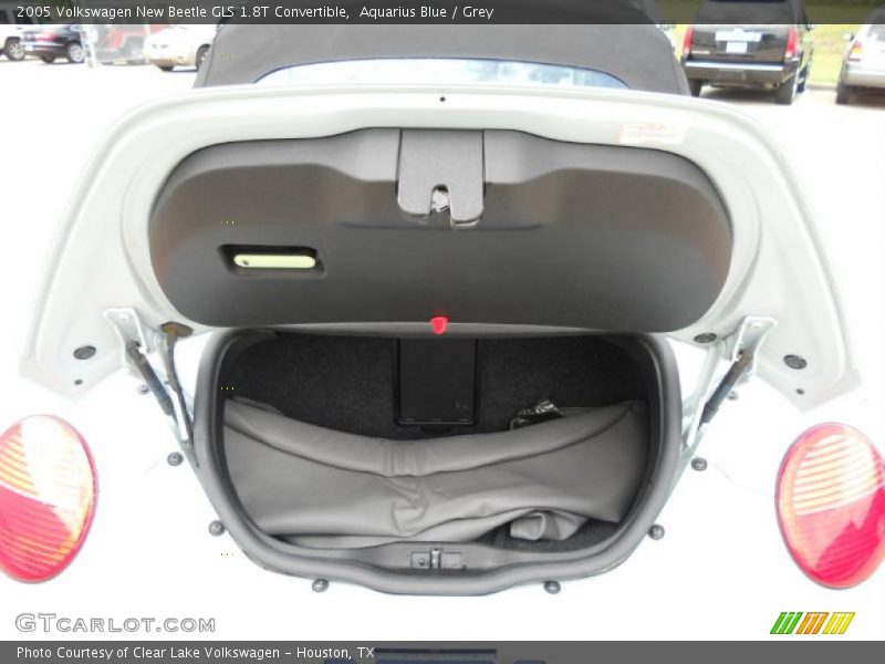 Aquarius Blue / Grey 2005 Volkswagen New Beetle GLS 1.8T Convertible