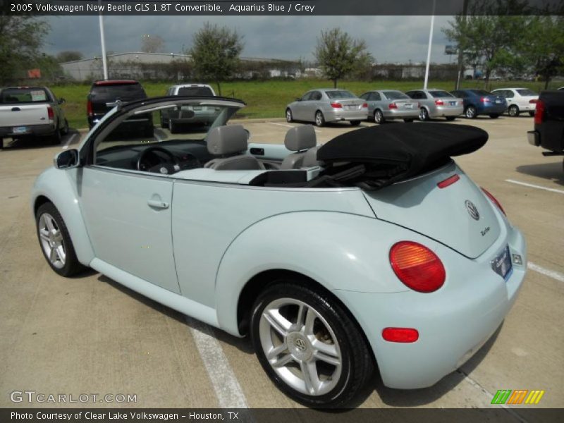 Aquarius Blue / Grey 2005 Volkswagen New Beetle GLS 1.8T Convertible