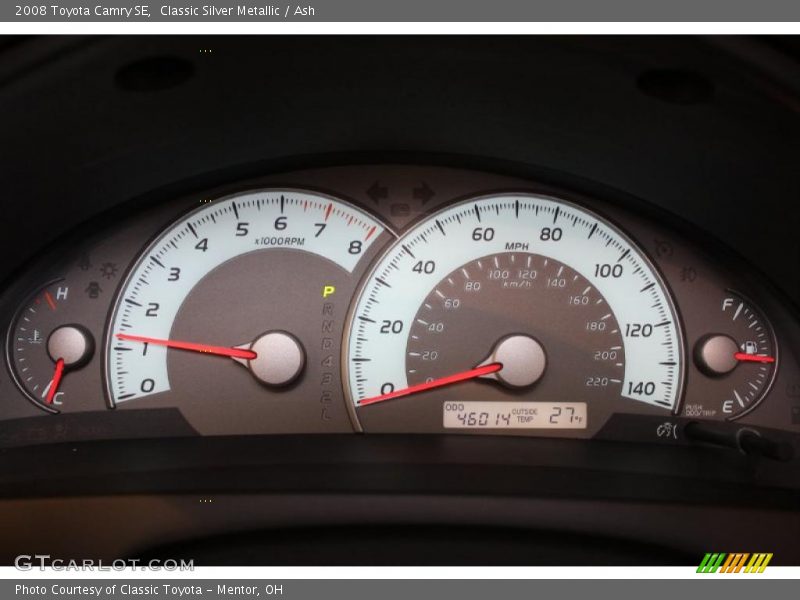 Classic Silver Metallic / Ash 2008 Toyota Camry SE
