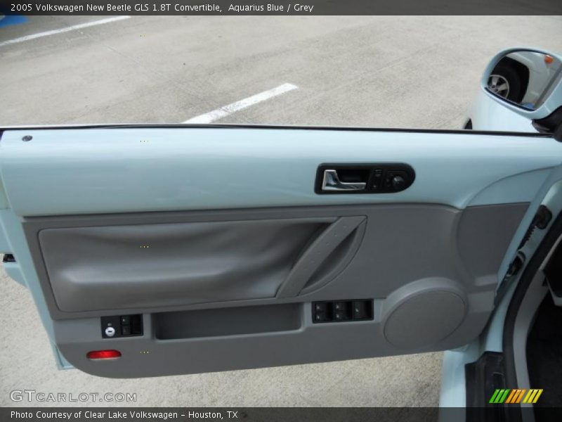 Aquarius Blue / Grey 2005 Volkswagen New Beetle GLS 1.8T Convertible