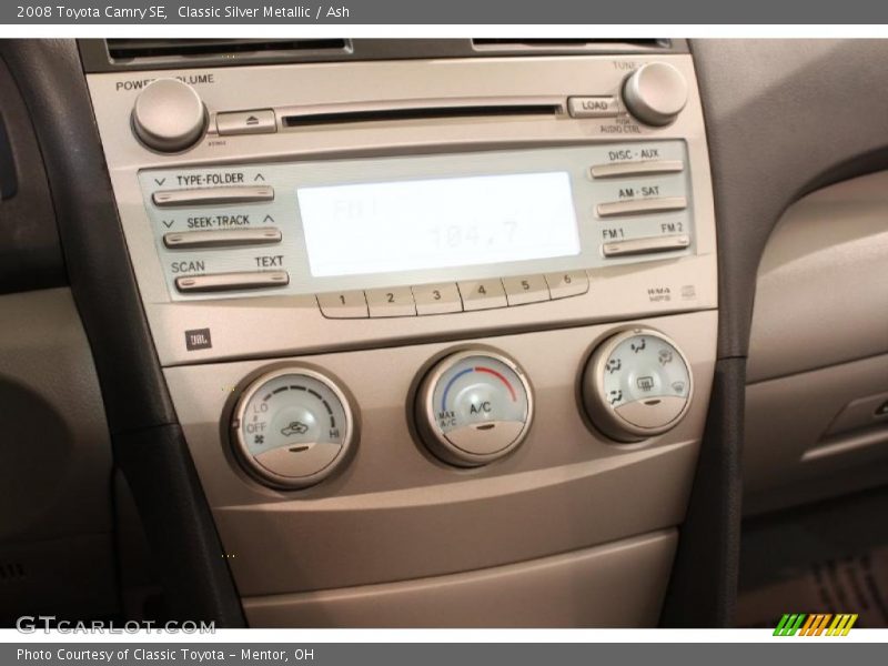 Classic Silver Metallic / Ash 2008 Toyota Camry SE