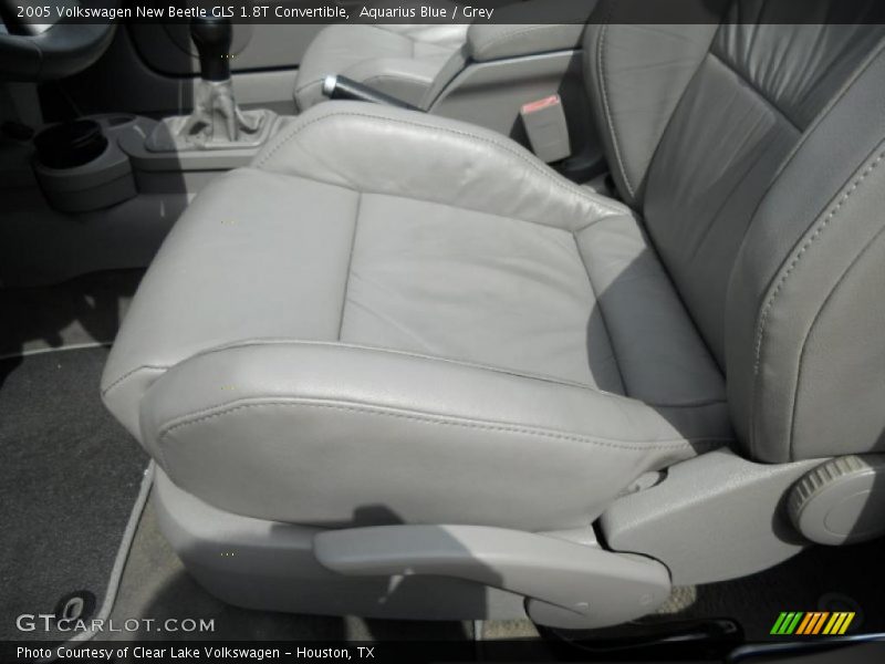Aquarius Blue / Grey 2005 Volkswagen New Beetle GLS 1.8T Convertible